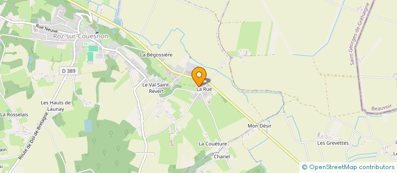 localisation de l'entreprise MONSIEUR CHRISTOPHEE MONDOT  ROZ-SUR-COUESNON