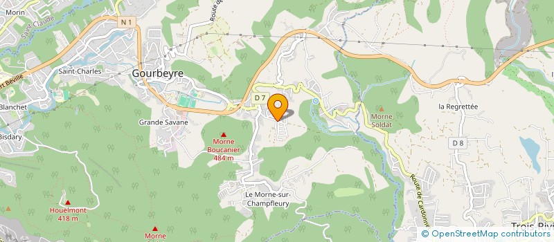 localisation de l'entreprise MONSIEUR CHRISTOPHER ABENZOAR à GOURBEYRE