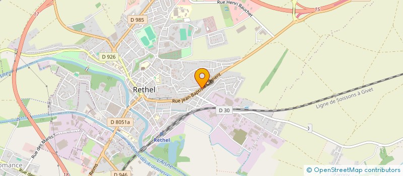 localisation de l'entreprise MONSIEUR CHRISTOPHER AH-SAM  RETHEL