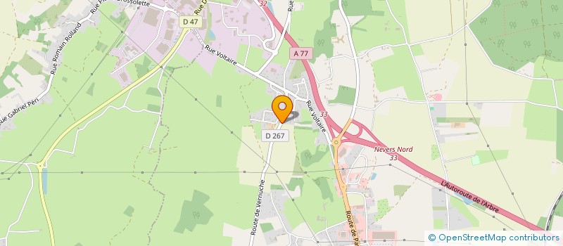 localisation de l'entreprise MONSIEUR CHRISTOPHER ALBRAND  VARENNES-VAUZELLES