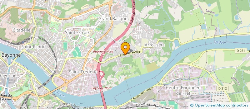 localisation de l'entreprise MONSIEUR CHRISTOPHER ALEXANDRE  BAYONNE