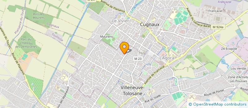 localisation de l'entreprise MONSIEUR CHRISTOPHER ALVES FERREIRA à VILLENEUVE-TOLOSANE