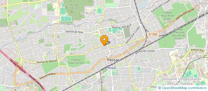 localisation de l'entreprise MONSIEUR CHRISTOPHER ANDRE  PESSAC