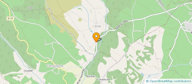 localisation de l'entreprise MONSIEUR CHRISTOPHER APERT  ITZAC