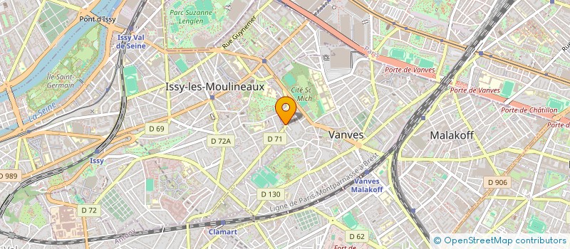 localisation de l'entreprise MONSIEUR CHRISTOPHER ARMAND  VANVES