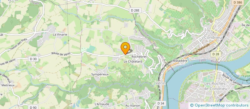 localisation de l'entreprise MONSIEUR CHRISTOPHER ARTHAUD  VERIN