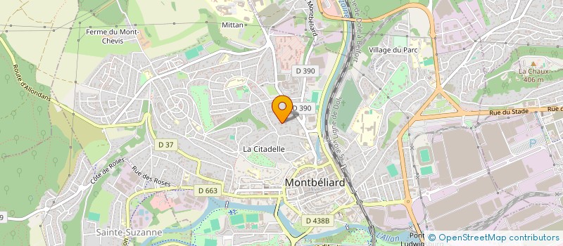 localisation de l'entreprise MONSIEUR CHRISTOPHER AUER à MONTBELIARD