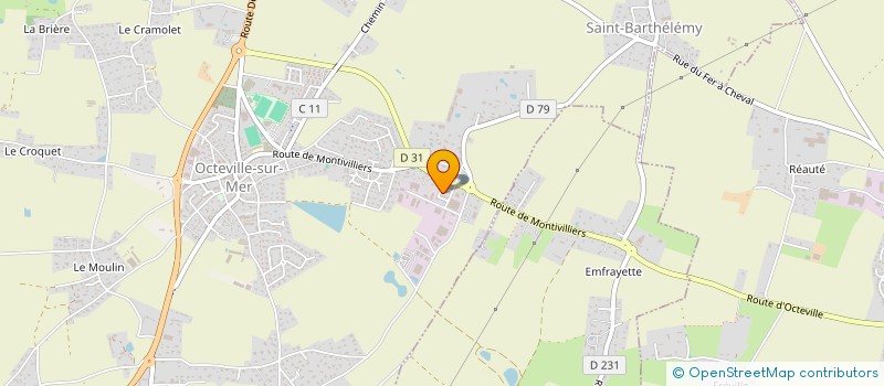 localisation de l'entreprise MONSIEUR CHRISTOPHER AUGUSTINE  OCTEVILLE-SUR-MER