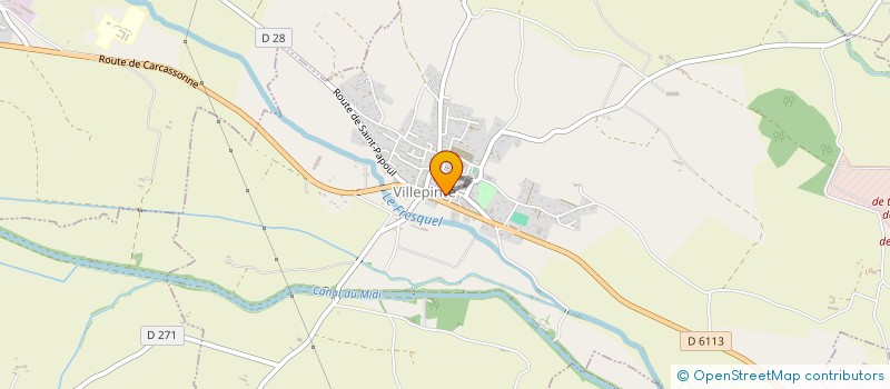 localisation de l'entreprise MONSIEUR CHRISTOPHER AUVILLE  VILLEPINTE