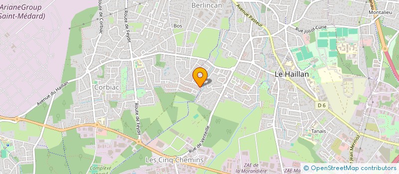 localisation de l'entreprise MONSIEUR CHRISTOPHER BABOT  SAINT-MEDARD-EN-JALLES