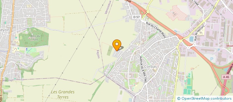 localisation de l'entreprise MONSIEUR CHRISTOPHER BARD à CORBAS