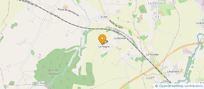 localisation de l'entreprise MONSIEUR CHRISTOPHER BARETTE  LIVAROT-PAYS-D'AUGE