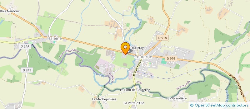 localisation de l'entreprise MONSIEUR CHRISTOPHER BARKER à JUVIGNY VAL D'ANDAINE