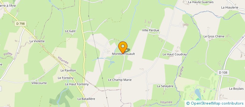 localisation de l'entreprise MONSIEUR CHRISTOPHER BARKER  VILLAMEE