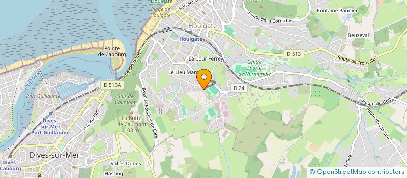 localisation de l'entreprise MONSIEUR CHRISTOPHER BAROCHE  HOULGATE