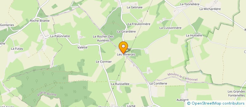 localisation de l'entreprise MONSIEUR CHRISTOPHER BARRET  MONTREUIL-LE-CHETIF