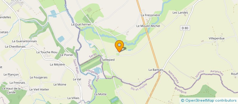 localisation de l'entreprise MONSIEUR CHRISTOPHER BATTAIS  SACEY