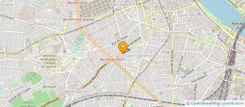 localisation de l'entreprise MONSIEUR CHRISTOPHER BAUDE  BORDEAUX