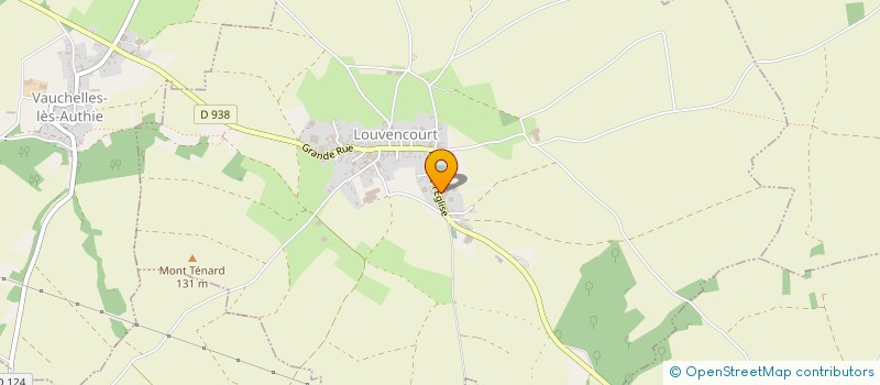 localisation de l'entreprise MONSIEUR CHRISTOPHER BAUDRENGHIEN  VAUCHELLES-LES-AUTHIE