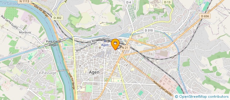 localisation de l'entreprise MONSIEUR CHRISTOPHER BAURAIN  AGEN