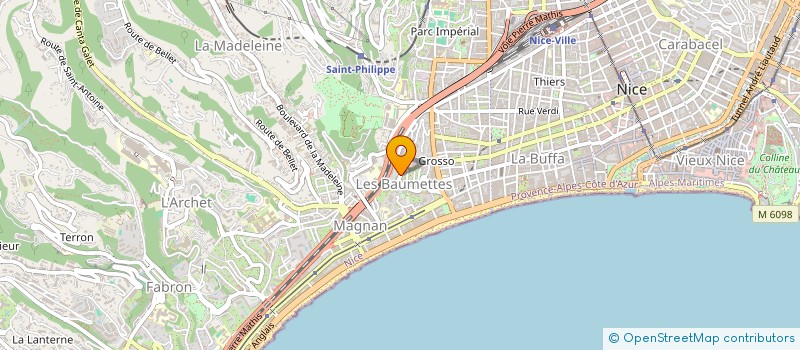localisation de l'entreprise MONSIEUR CHRISTOPHER BAYTON à NICE