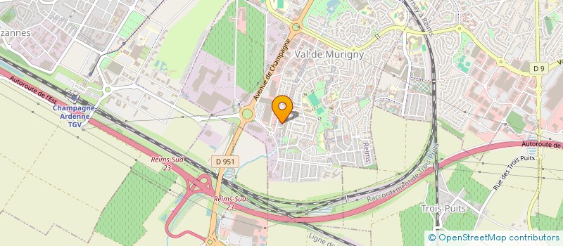 localisation de l'entreprise MONSIEUR CHRISTOPHER BEAUDELOT  REIMS