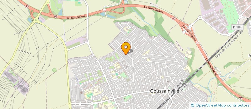 localisation de l'entreprise MONSIEUR CHRISTOPHER BEAUJOUR  GOUSSAINVILLE