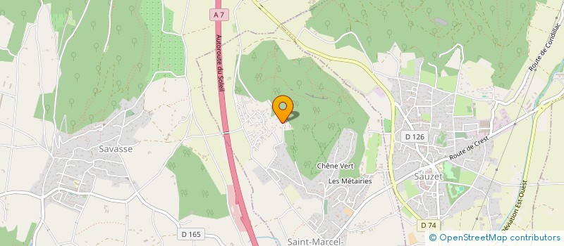 localisation de l'entreprise MONSIEUR CHRISTOPHER BEAUMONT  SAINT-MARCEL-LES-SAUZET