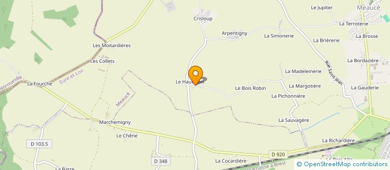 localisation de l'entreprise MONSIEUR CHRISTOPHER BEAUNEZ à CHAMPROND-EN-GATINE