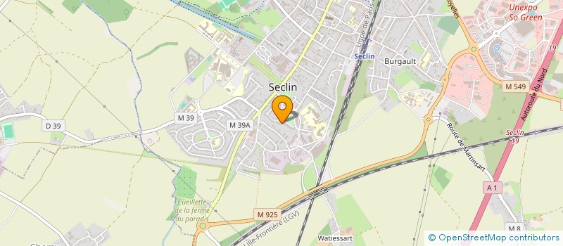 localisation de l'entreprise MONSIEUR CHRISTOPHER BEAUSSART  SECLIN