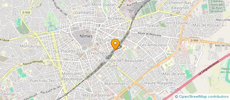 localisation de l'entreprise MONSIEUR CHRISTOPHER BEAUTHEAC  NIMES