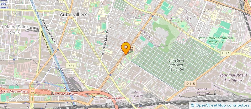 localisation de l'entreprise MONSIEUR CHRISTOPHER BELLETERRE  PANTIN