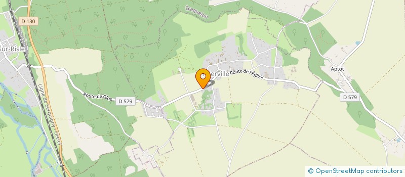 localisation de l'entreprise MONSIEUR CHRISTOPHER BENETIER  THIERVILLE