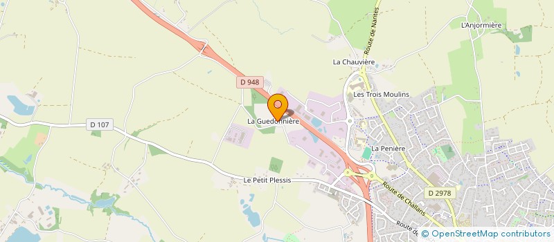 localisation de l'entreprise MONSIEUR CHRISTOPHER BENOTEAU à AIZENAY