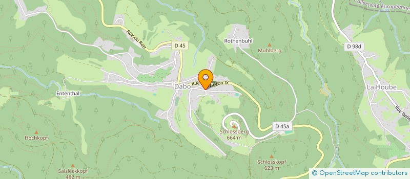 localisation de l'entreprise MONSIEUR CHRISTOPHER BENTZ  DABO