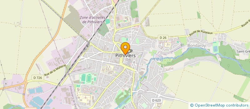 localisation de l'entreprise MONSIEUR CHRISTOPHER BERRUEE à PITHIVIERS