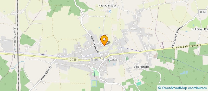 localisation de l'entreprise MONSIEUR CHRISTOPHER BERTIN  SCORBE-CLAIRVAUX