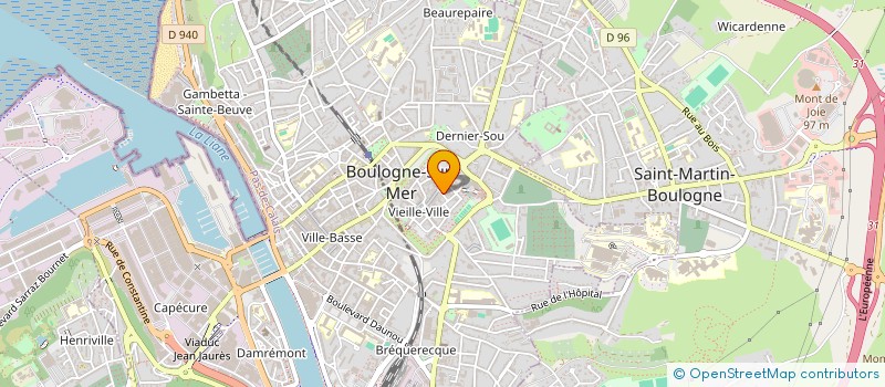 localisation de l'entreprise MONSIEUR CHRISTOPHER BEUTIN à BOULOGNE-SUR-MER