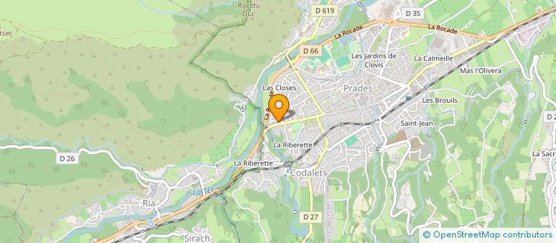 localisation de l'entreprise MONSIEUR CHRISTOPHER BIEUZENT  PRADES