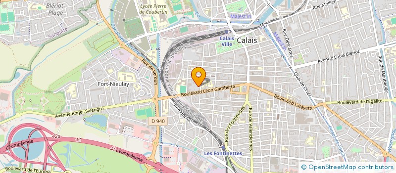 localisation de l'entreprise MONSIEUR CHRISTOPHER BISCARAS  CALAIS