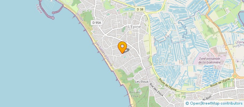 localisation de l'entreprise MONSIEUR CHRISTOPHER BLANCHARD  L'EPINE