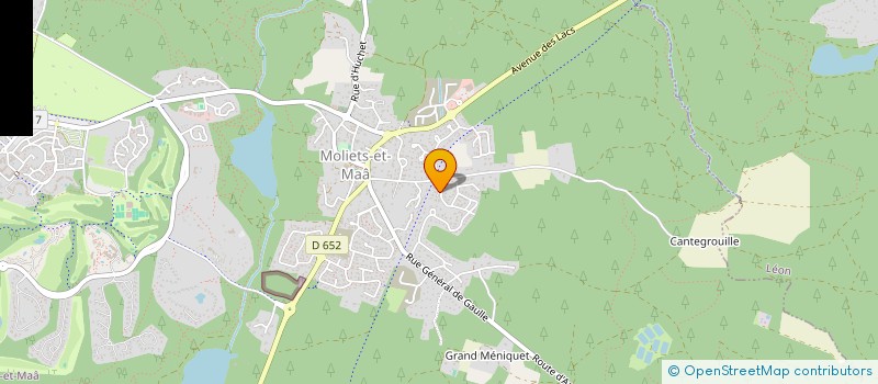 localisation de l'entreprise MONSIEUR CHRISTOPHER BLANCHET  MOLIETS-ET-MAA