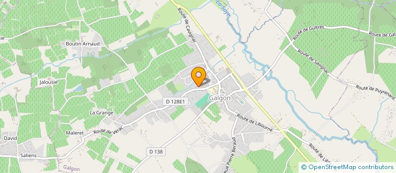 localisation de l'entreprise MONSIEUR CHRISTOPHER BLANCHOU  GALGON