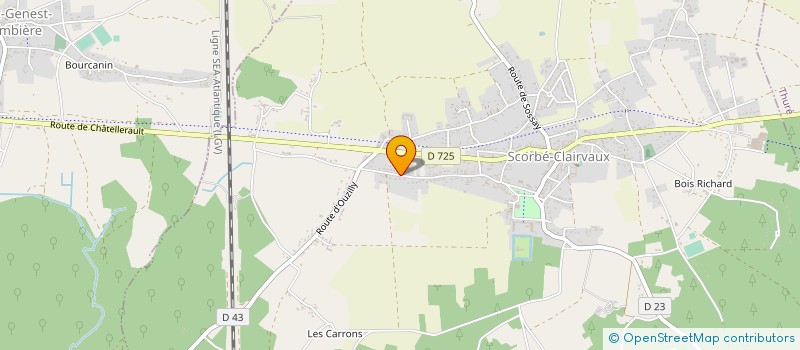 localisation de l'entreprise MONSIEUR CHRISTOPHER BLASZCYK  SCORBE-CLAIRVAUX