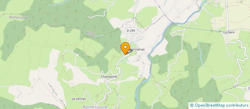 localisation de l'entreprise MONSIEUR CHRISTOPHER BLAY  ROCHESSAUVE