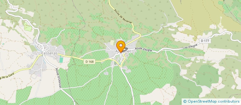 localisation de l'entreprise MONSIEUR CHRISTOPHER BLOOMFIELD  AZILLANET