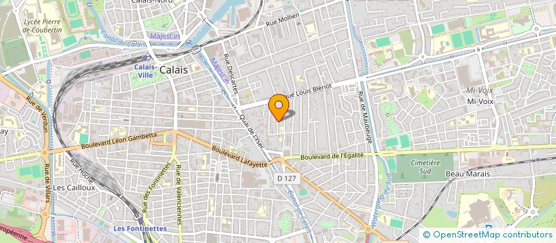 localisation de l'entreprise MONSIEUR CHRISTOPHER BOCQUET  CALAIS