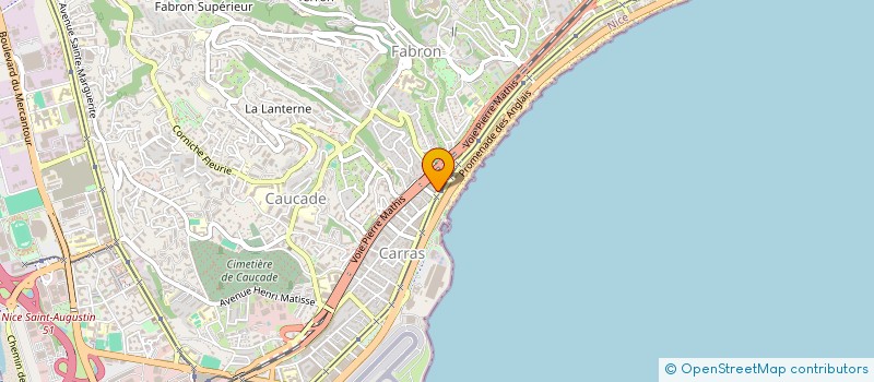 localisation de l'entreprise MONSIEUR CHRISTOPHER BOERO à NICE