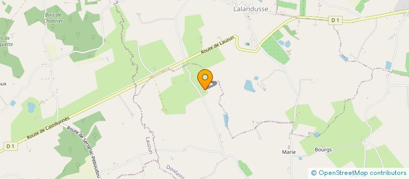 localisation de l'entreprise MONSIEUR CHRISTOPHER BOLTON  CASTILLONNES