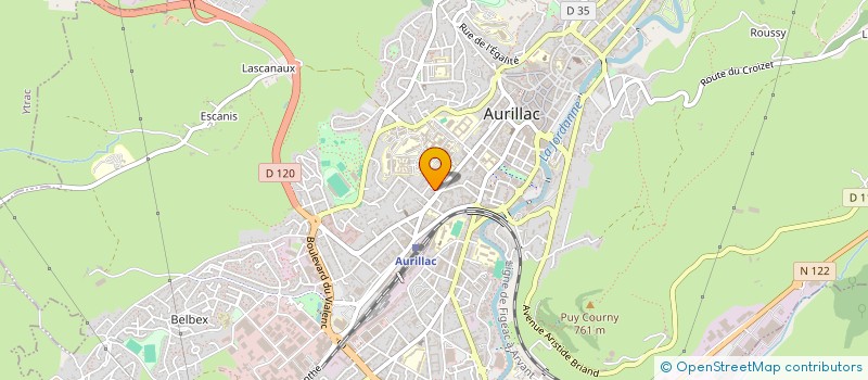 localisation de l'entreprise MONSIEUR CHRISTOPHER BOS à AURILLAC
